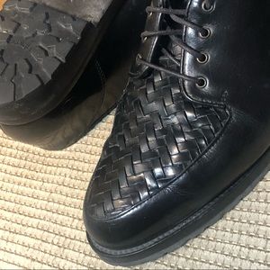 Cole Haan Black Leather Oxford Shoes